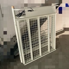 （お届けできます）山善白ミドルロフトベッドの画像