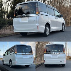 トヨタ ヴォクシー 平成27年 ハイブリッドV 13万キロー台 DAA-ZWR80G プッシュスタート パワースライドドアの画像