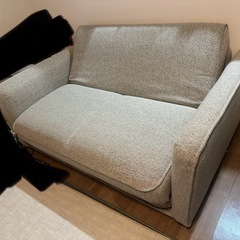 2月8日受渡 コアラソファーベッド CUSHY ペッパーグレーの画像
