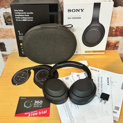 ソニー ワイヤレスノイズキャンセリングステレオヘッドセット WH-1000XM4