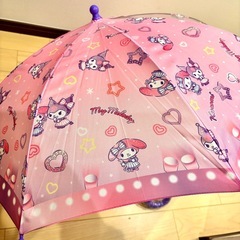 新品未使用　マイメロクロミ キッズ長傘 45cmの画像