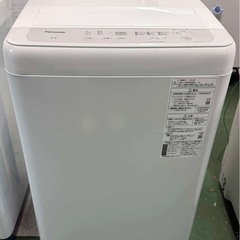【配送設置回収無料！】Panasonic 5kg 洗濯機 2022年製 動作OK！すぐ使えます！の画像