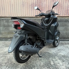 ヤマハ　トリシティ125 SE82J マットブラック　動画あり　大阪の画像