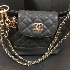 CHANEL シャネル ノベルティ ショルダーバッグ 2way ブラック　⑫の画像