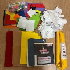 手芸用品・材料セット工作ハギレ裁縫の画像