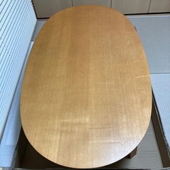 無印良品　楕円テーブルの画像