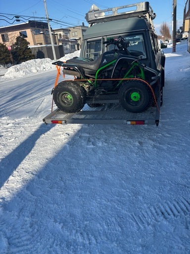 日産　y60サファリ　ヒッチキャリア