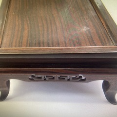 九谷焼 獅子 玉乗り獅子 獅子 狛犬 シーサー 高さ約22cm 透かし彫り　花台の画像