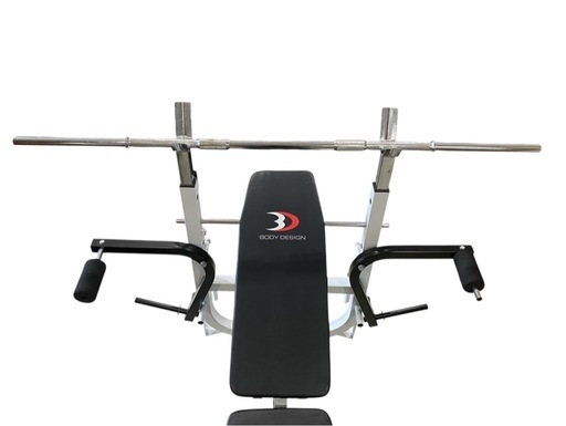 【決まりました】★BODY DESIGN マルチプレスベンチシャフト付き D-003