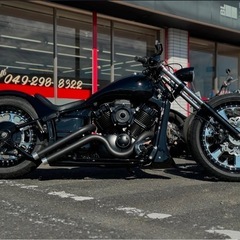 [陸送可能]値下げしました！総額272万　フルカスタム完成車 ドラッグスター400 ビレッドホイール　ケラーマンウインカー の画像