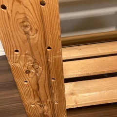 木製棚の画像