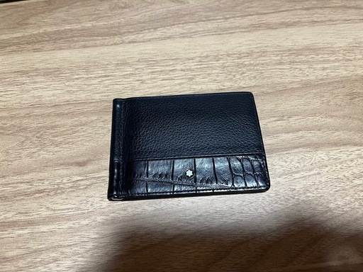 未使用 モンブラン　二つ折り財布　MINT BLANC