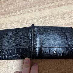 未使用 モンブラン　二つ折り財布　MINT BLANCの画像