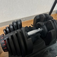 可変式ダンベル　40キロ　2個セット アジャスタブルダンベル　筋トレ　ジムの画像