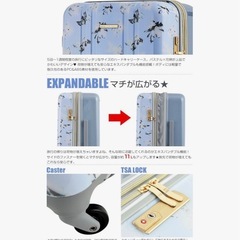 MERCURYDUO キャリーケース ホワイトの画像