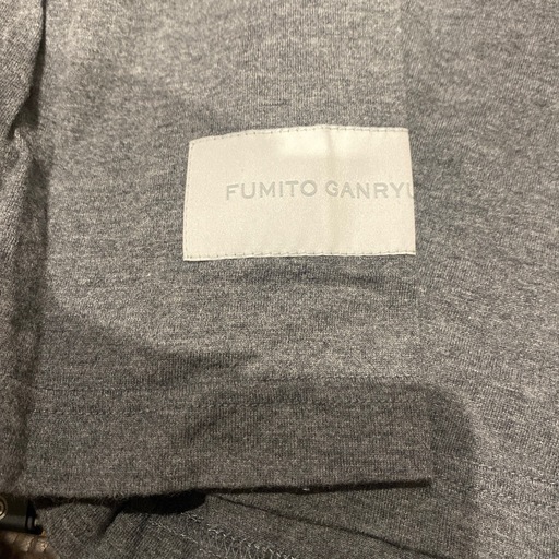 FUMITO GANRYU 長袖カットソー グレー