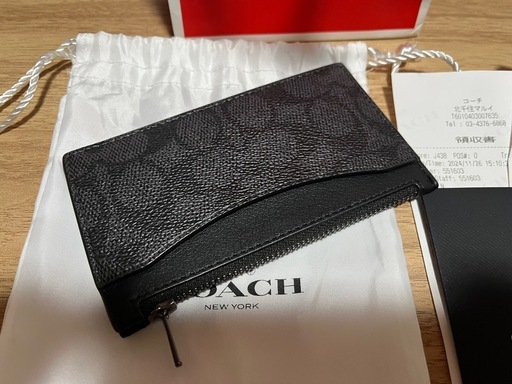 未使用 Coach コーチ　レザー　ケース