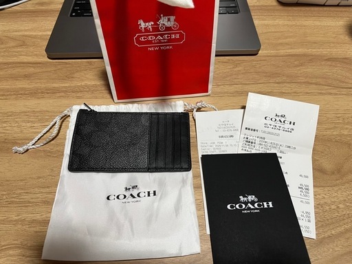 未使用 Coach コーチ　レザー　ケース