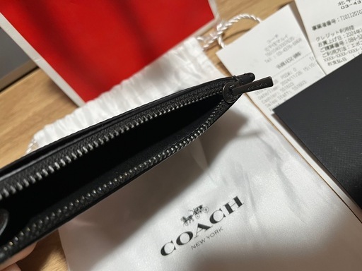 未使用 Coach コーチ　レザー　ケース