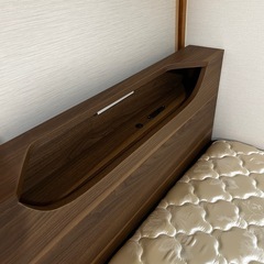 湯川家具シングルベッドの画像