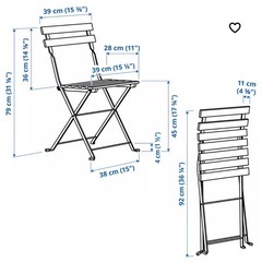 [2/15まで、祇園四条駅へ取りに来られる方限定]IKEA 折りたたみチェア の画像