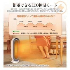 ⚠️早く取りにきていただける方優先　【美品】セラミックファンヒーター2023年製の画像