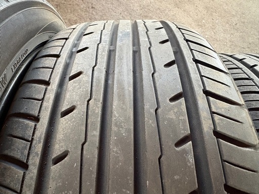 ブラポリ シュタイナー18インチアルミホイール夏タイヤセット 18×7.5J 5H114.3PCD+38 YOKOHAMA ES32 