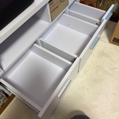 テレビ台　ホワイト　引き取り来て頂ける方限定！の画像