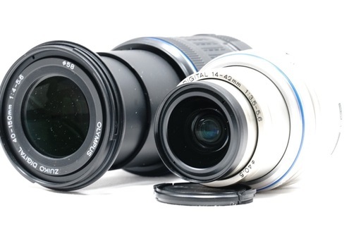 OLYMPUS PEN E-PL1 ショット数少ない ホワイト 付属品多数
