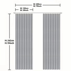 折りたたみ式 防水 間仕切りカーテンの画像