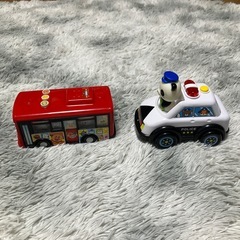 アンパンマン おもちゃバスとパンダさんパトカーの画像