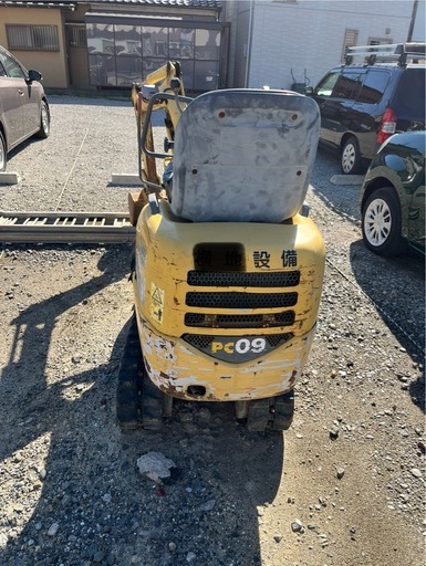 ユンボ　KOMATSU    PC09-1