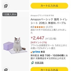 トイレシート　Amazonベーシック11枚の画像