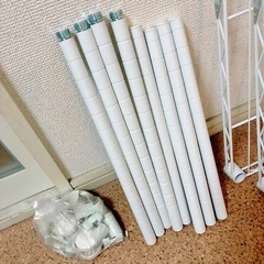 ルミナス スチールラック ３段 ホワイト W44×D29×H76cm 3の画像