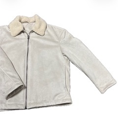 ZARA ボアジャケット アウター の画像