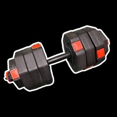 筋トレ器具 ダンベル ベンチ セットの画像