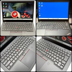 ⭐️Windows11⭐️Office2024⭐️LenovoノートPC 準美品 ThinkPad X390 第8世代i7 16GB SSD512 11pro 薄型軽量 指紋＆顔認証の画像