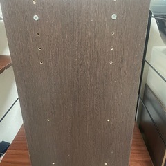 取引中 無料であげます　ブラウンのカラーボックスの画像