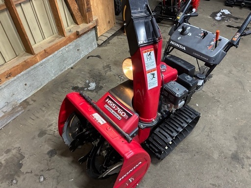 ホンダHSS760n(JX )クロスオーガ　美品 下取　除雪機 格安輸送①