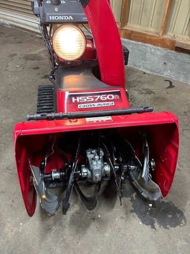 ホンダHSS760n(JX )クロスオーガ　美品 下取　除雪機 格安輸送①