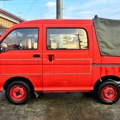 ハイゼット　5MT カーゴ　トラック　消防車　検R8.1 希少　POPの画像