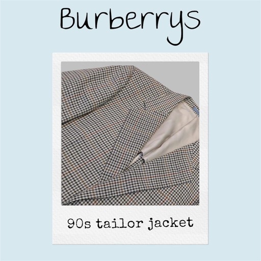 Burberrys 90s チェック テーラードジャケット L