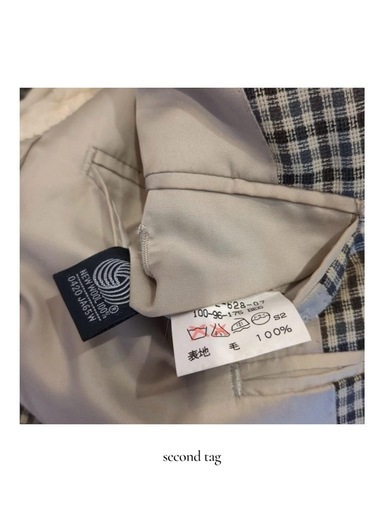 Burberrys 90s チェック テーラードジャケット L