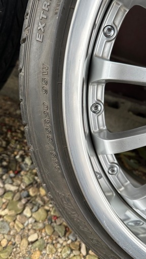 ウェッズ　114.3 5穴　20インチ　9.5j　245／35R20