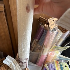 包装紙いろいろ大量セット｜和紙・不織布｜収納かご付きの画像