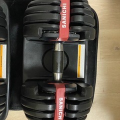 Sanichi 可変式ダンベル 24kg×2セット (ほとんど未使用・状態良好)の画像