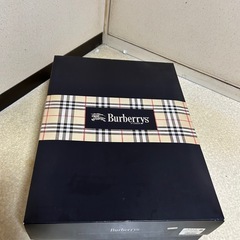 バーバリー毛布　西川　ウール100％　新品未使用品の画像