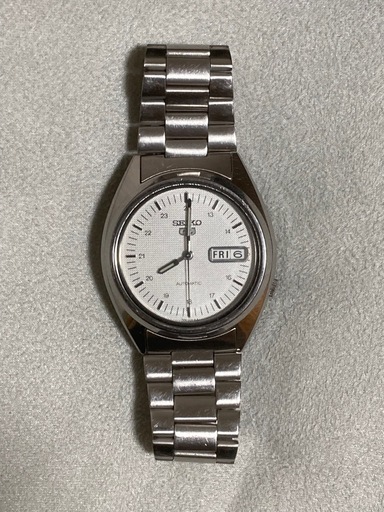 SEIKO5 腕時計 自動巻  シルバー 7S26-3040