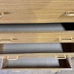 6段チェスト 整理タンス 木目調 収納力抜群【引き取り限定・早い者勝ち】の画像