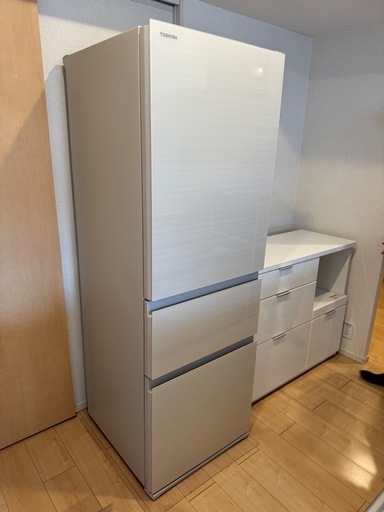 【配送無料】Toshiba 356L 冷蔵庫